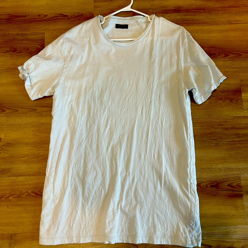 Zara Man T shirt Light Blue
